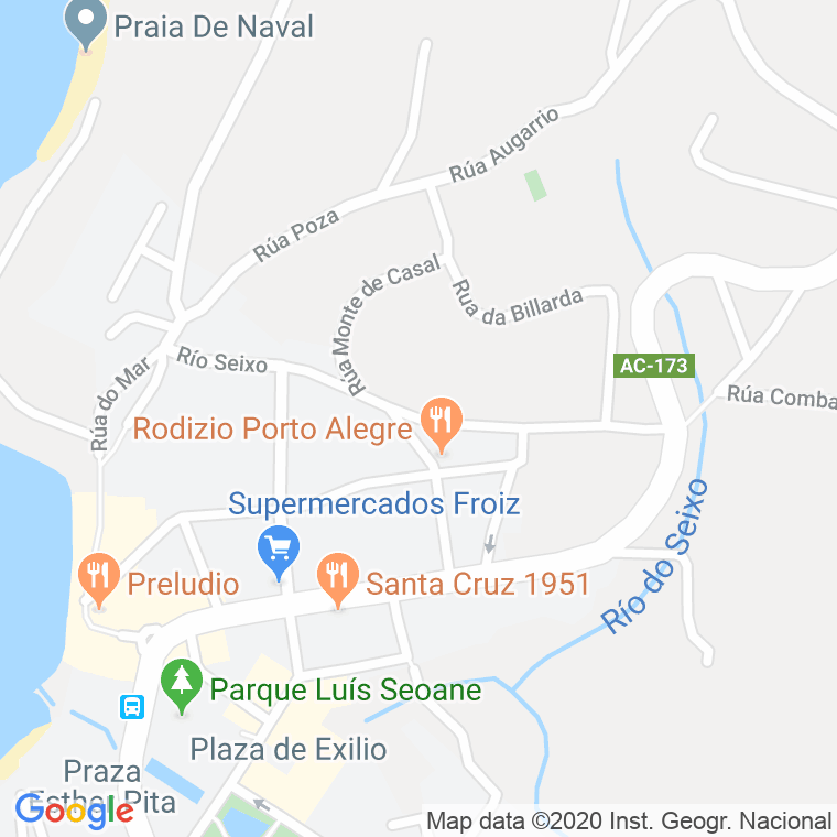 Código Postal de Rio (Seixo, O) en Coruña