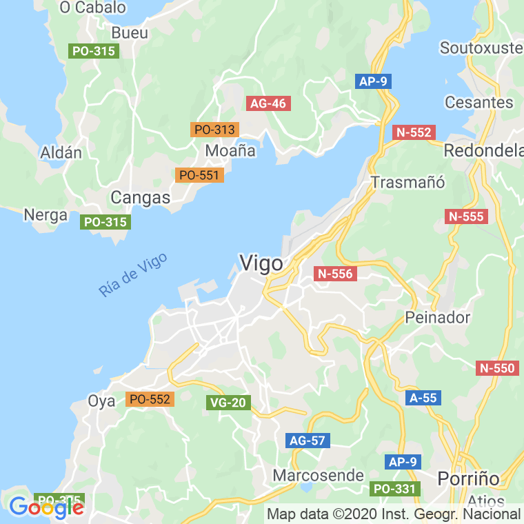 Código Postal de Veiga (Vigo) en Coruña