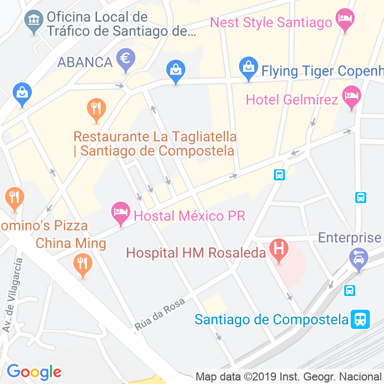 Código Postal calle Republica Arxentina   (Impares Del 9 Al 23)  (Pares Del 10 Al 26) en Santiago de Compostela