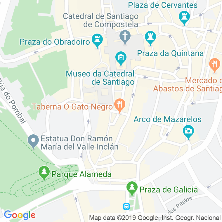 Código Postal calle Franco en Santiago de Compostela