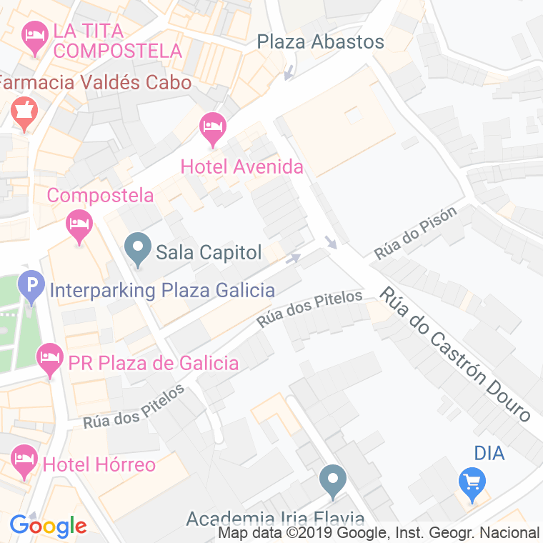 Código Postal calle Garcia Blanco en Santiago de Compostela