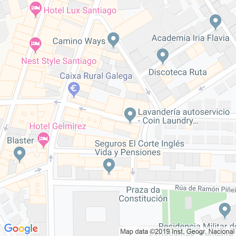 Código Postal calle Santiago De Guayaquil en Santiago de Compostela