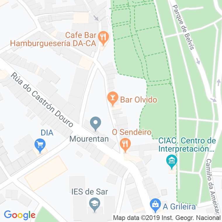 Código Postal calle Olvido en Santiago de Compostela