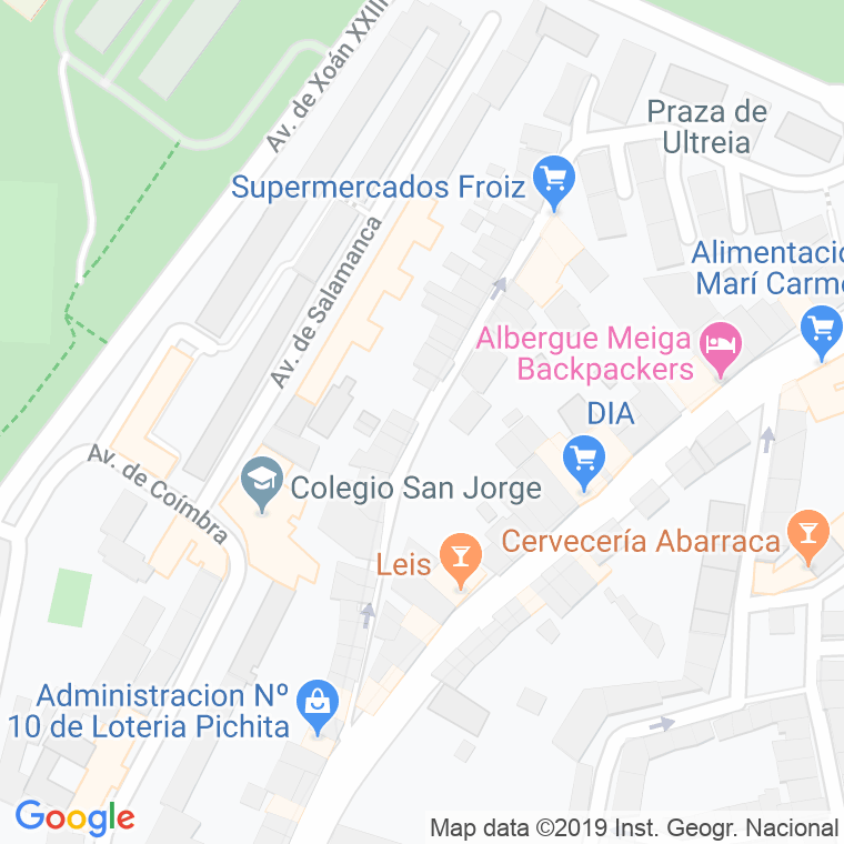 Código Postal calle Espirito Santo, Do en Santiago de Compostela