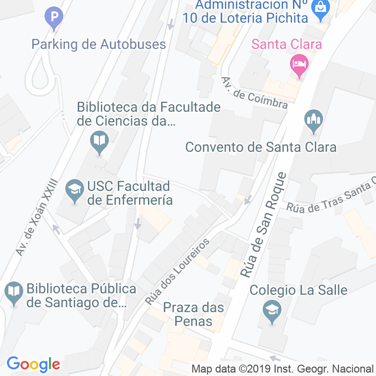 Código Postal calle Estila en Santiago de Compostela