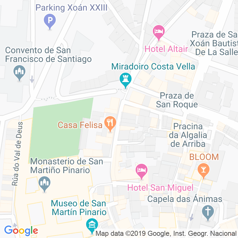 Código Postal calle Porta Da Pena en Santiago de Compostela