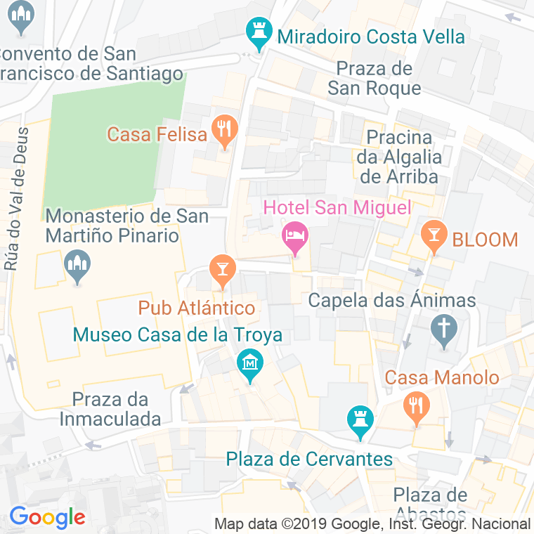 Código Postal calle San Miguel Dos Agros en Santiago de Compostela