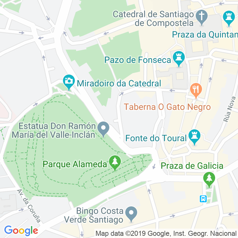 Código Postal calle San Clemente en Santiago de Compostela