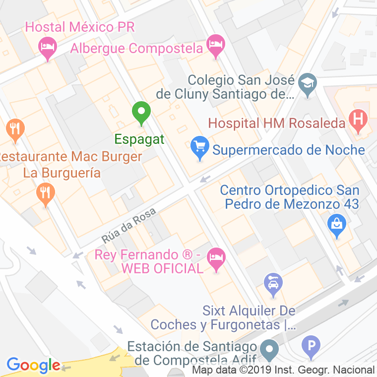 Código Postal calle Fernando Iii O Santo   (Impares Del 1 Al 15)  (Pares Del 2 Al 20) en Santiago de Compostela