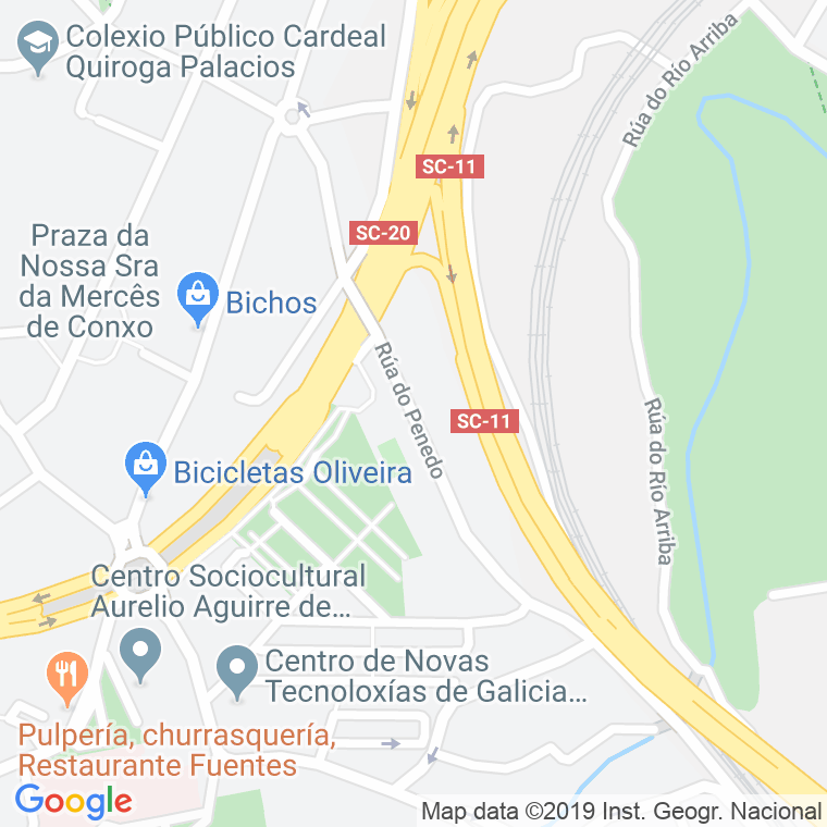 Código Postal calle Penedo, Do en Santiago de Compostela