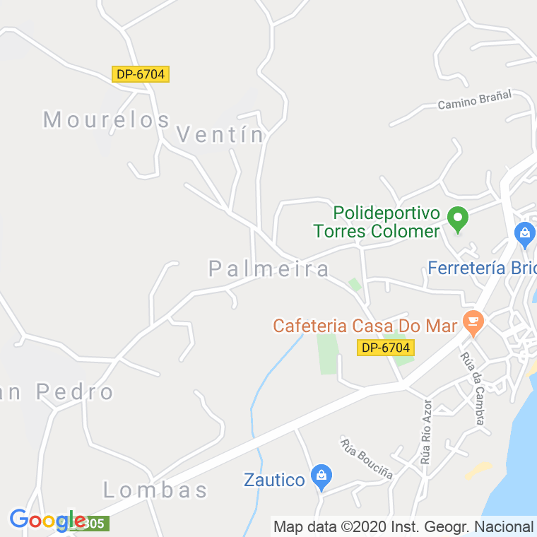 Código Postal de Atrio (Palmeira) en Coruña