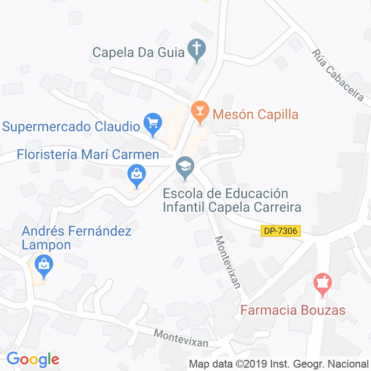 Código Postal de Capela (Carreira) en Coruña