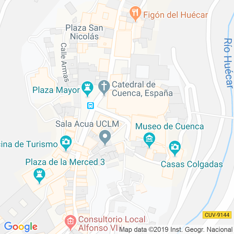 Código Postal calle Obispo Valero en Cuenca