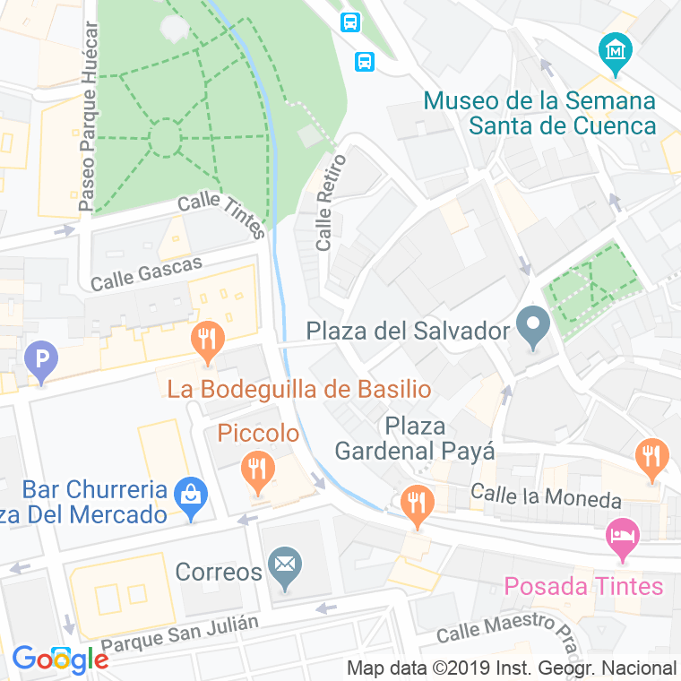 Código Postal calle Posito en Cuenca
