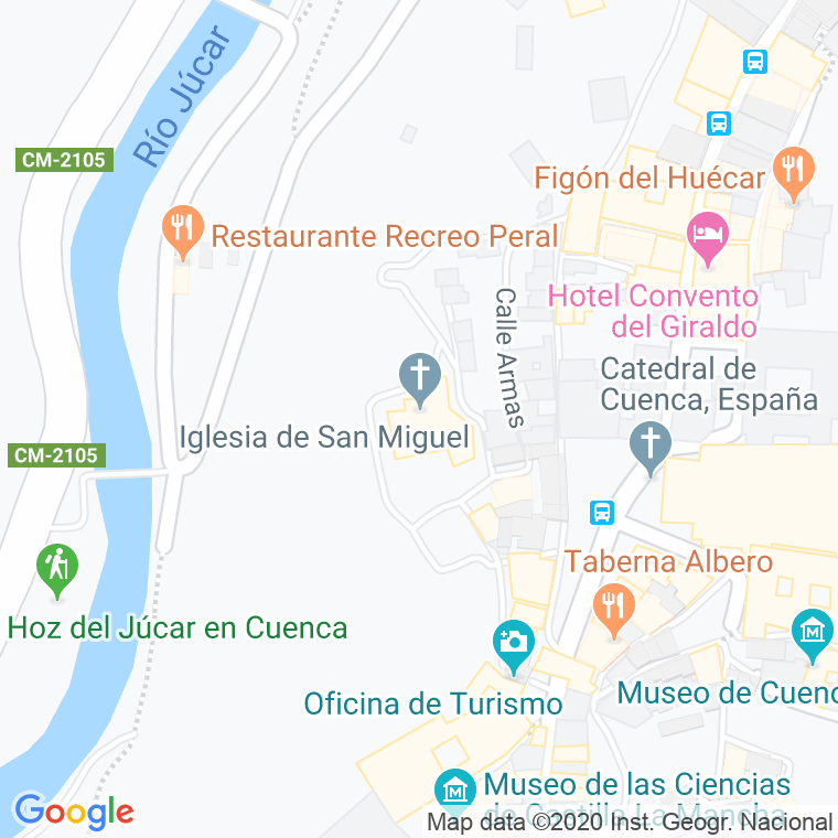 Código Postal calle San Miguel en Cuenca