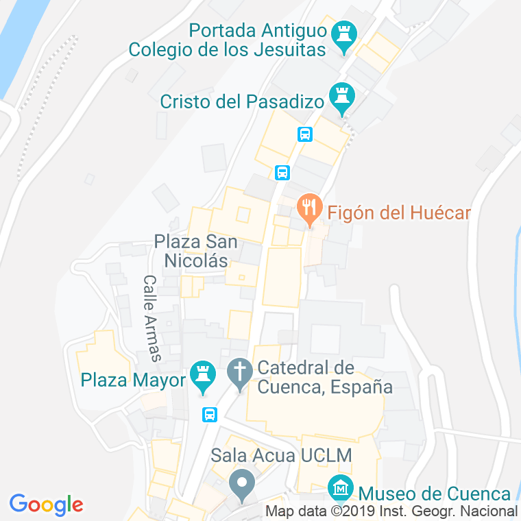 Código Postal calle San Nicolas en Cuenca