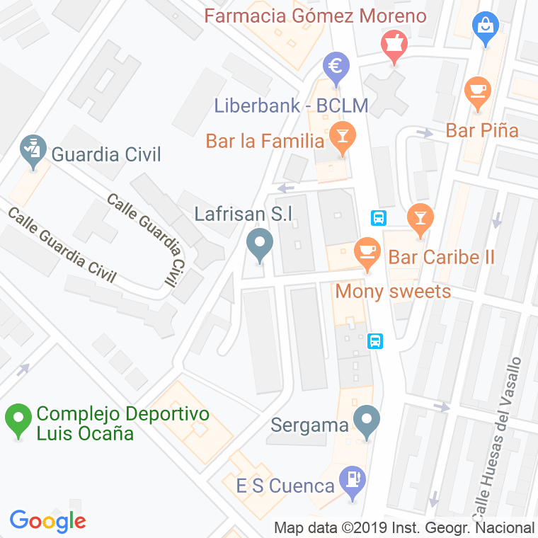 Código Postal calle Santa Monica en Cuenca