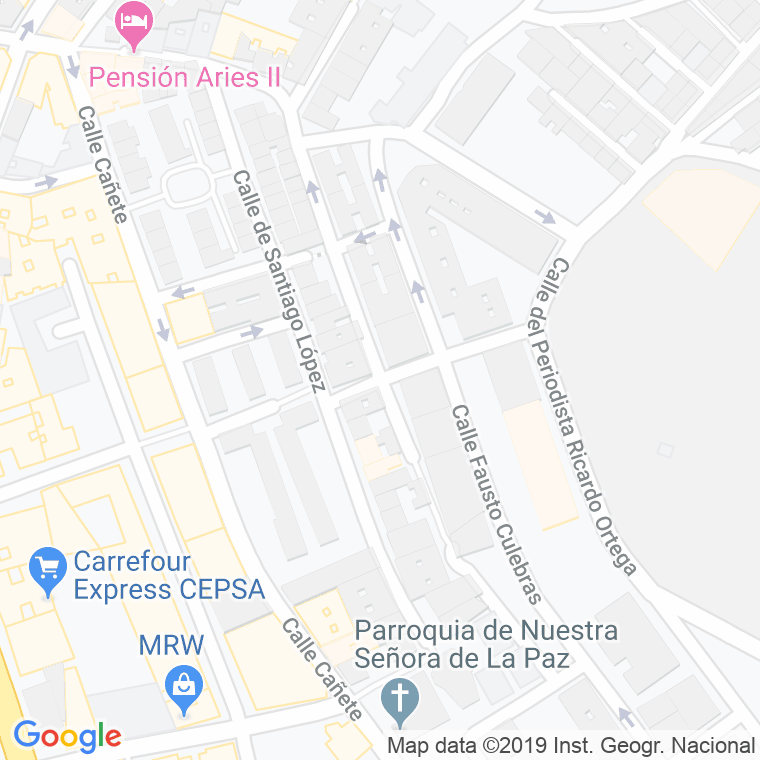 Código Postal calle Nuestra Señora Del Buen Suceso, bloque en Cuenca