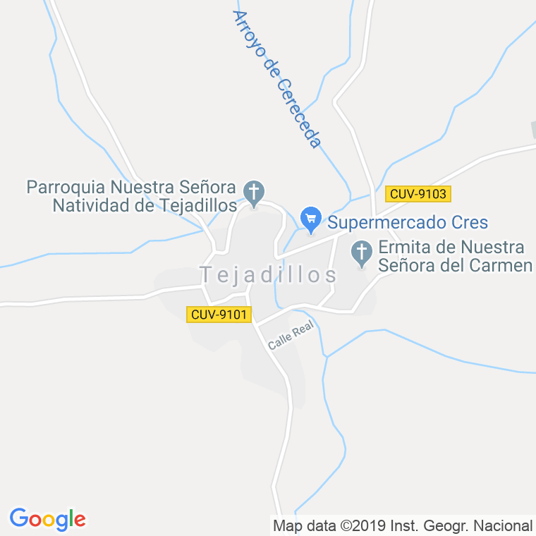 Código Postal de Tejadillos en Cuenca