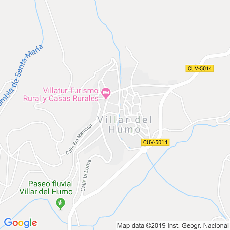 Código Postal de Villar Del Humo en Cuenca