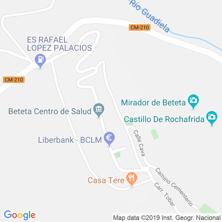 Código Postal de Beteta en Cuenca