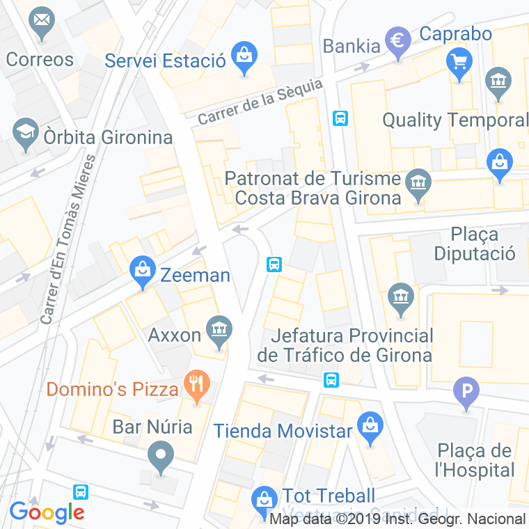 Código Postal calle Marques De Camps, plaça en Girona