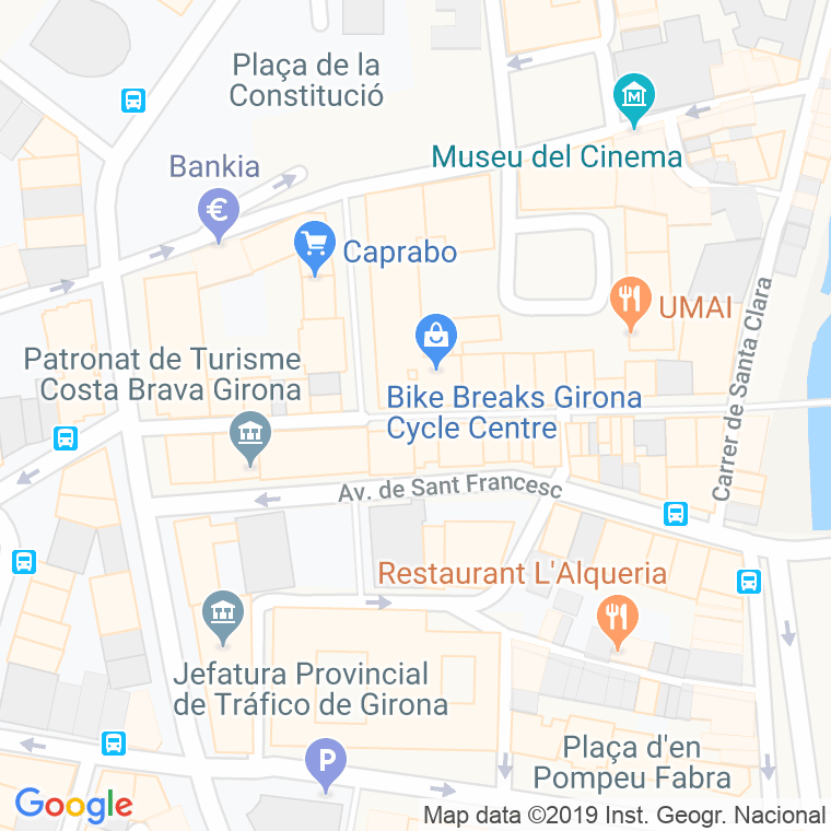 Código Postal calle Nou en Girona