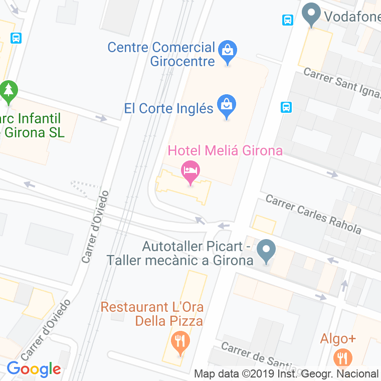 Código Postal calle Daro, Riu en Girona