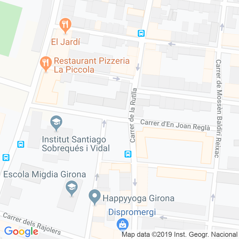 Código Postal calle Joan Regla en Girona