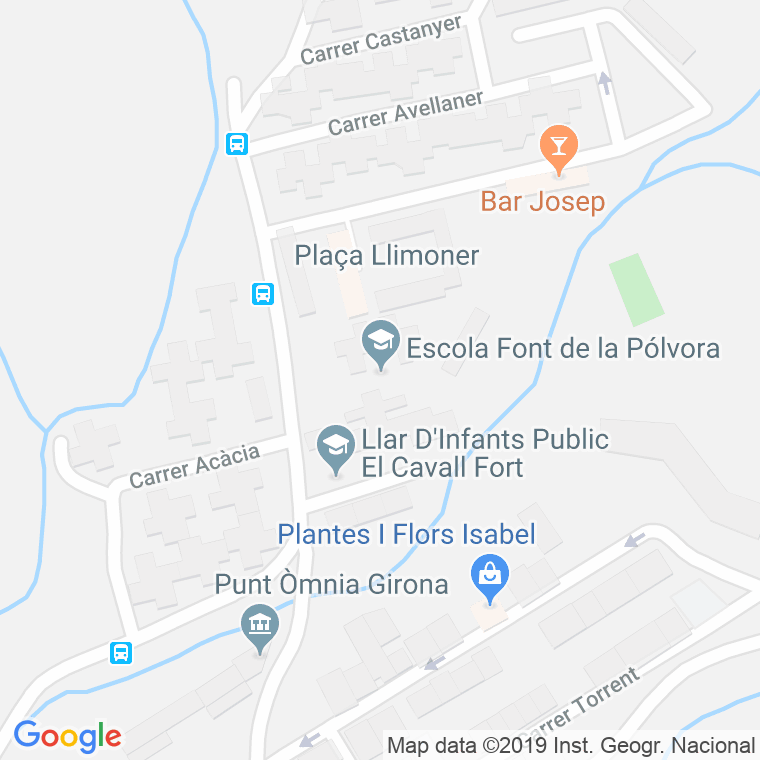 Código Postal calle Font en Girona