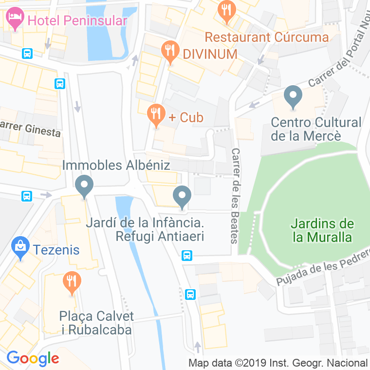 Código Postal calle General Marva, plaça en Girona