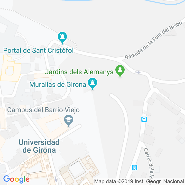 Código Postal calle Julian Bolivar, De en Girona