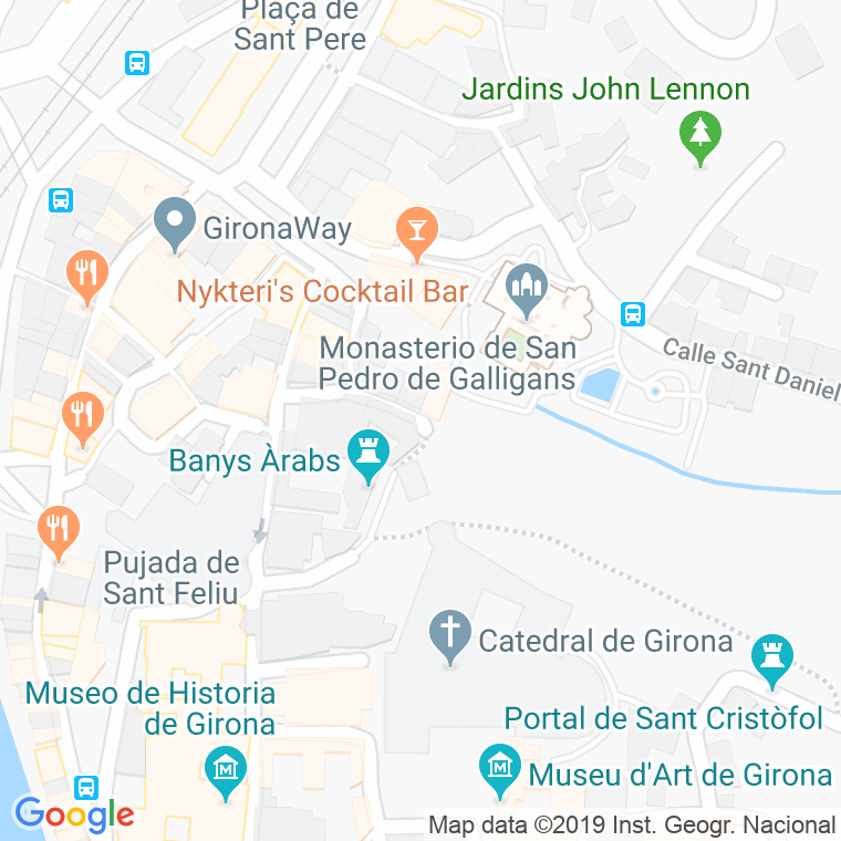 Código Postal calle Jurats, plaça en Girona