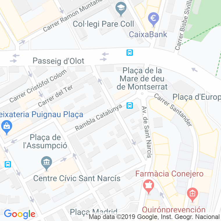 Código Postal calle Catalunya, rambla (Impares Del 1 Al Final)  (Pares Del 2 Al Final) en Girona