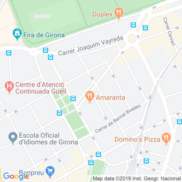 Código Postal calle Impressors Oliva en Girona