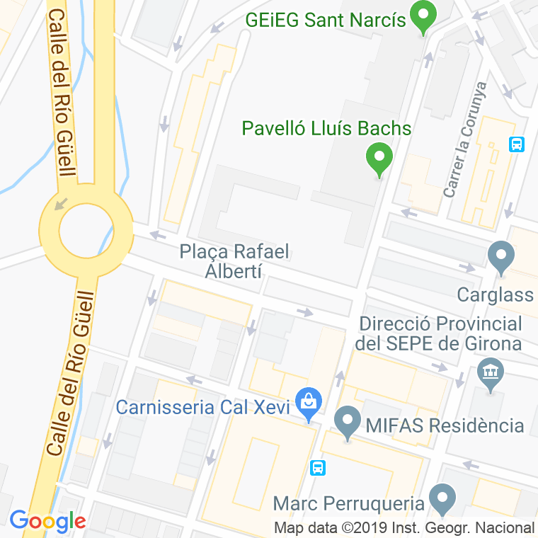 Código Postal calle Ramon Berenguer Ii "Cap D'estopes", passeig en Girona