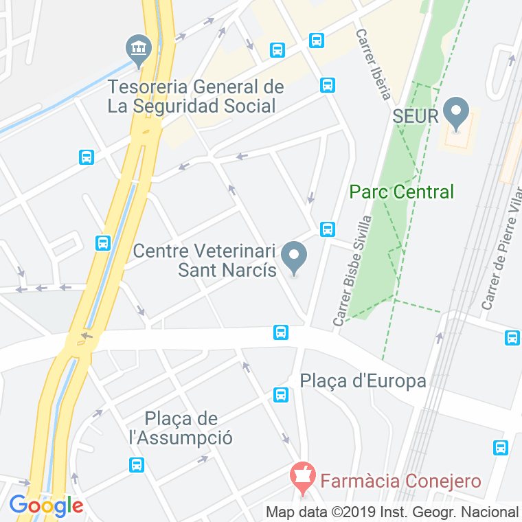 Código Postal calle Ramon Muntaner en Girona
