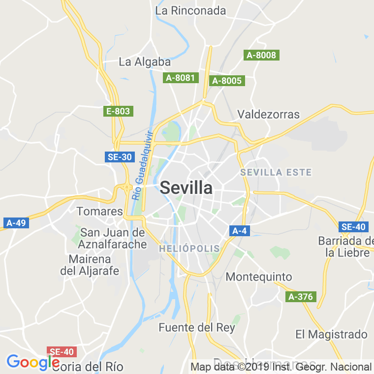 Código Postal calle Sevilla en Girona