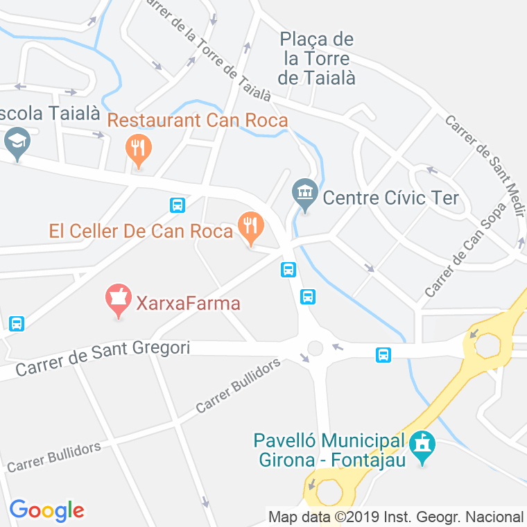 Código Postal calle Can Sunyer en Girona