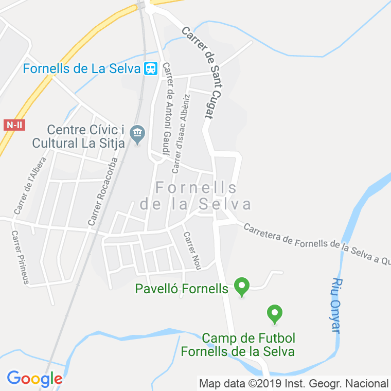 Código Postal de Fornells De La Selva en Girona