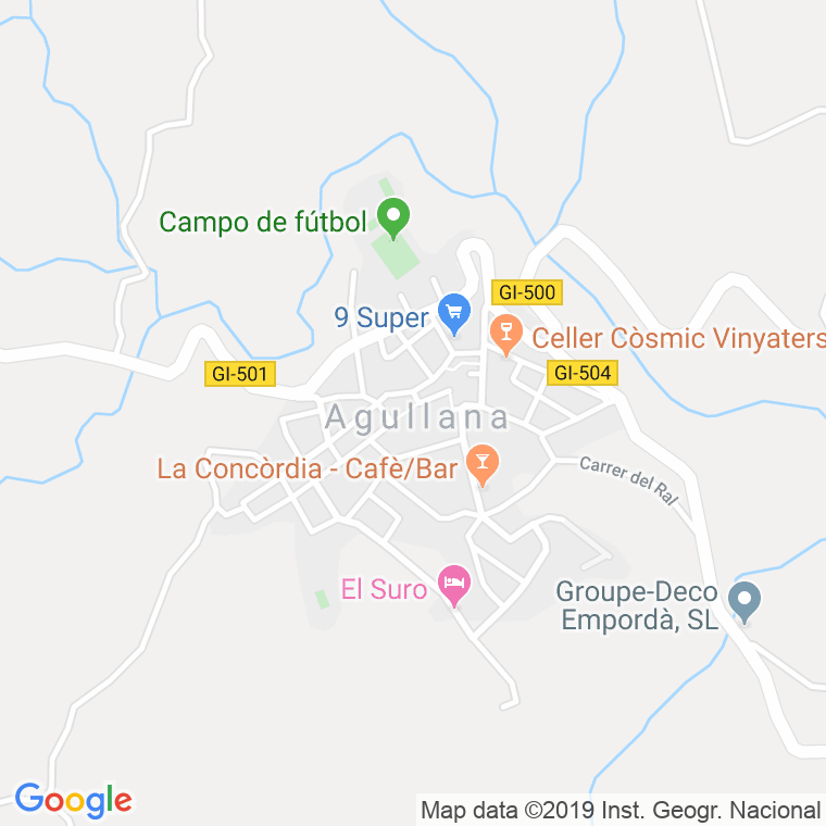 Código Postal de Agullana en Girona