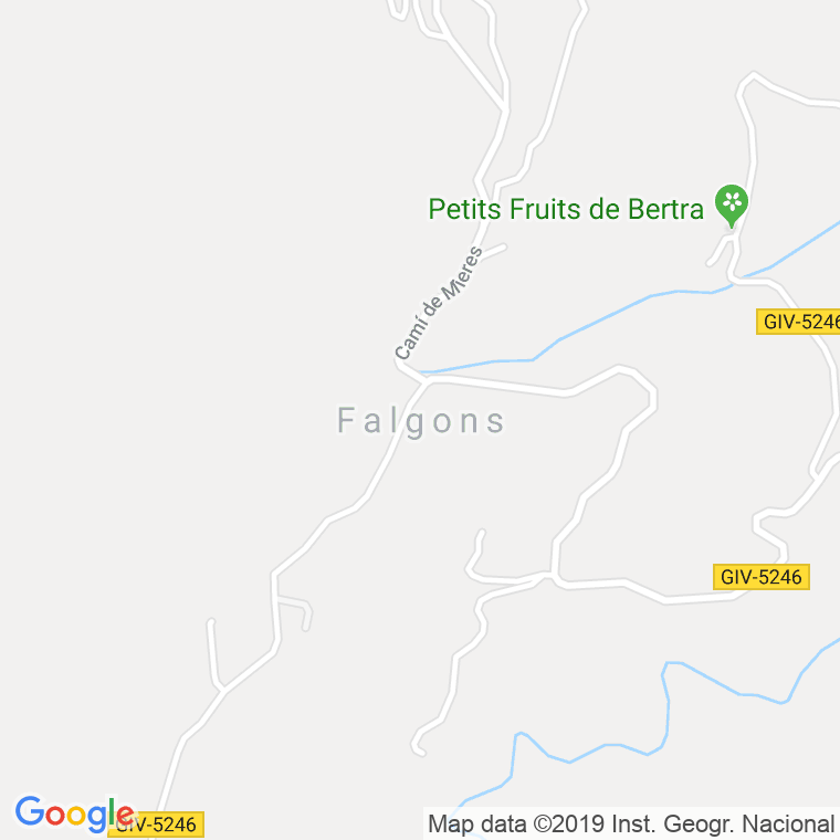 Código Postal de Falgons en Girona