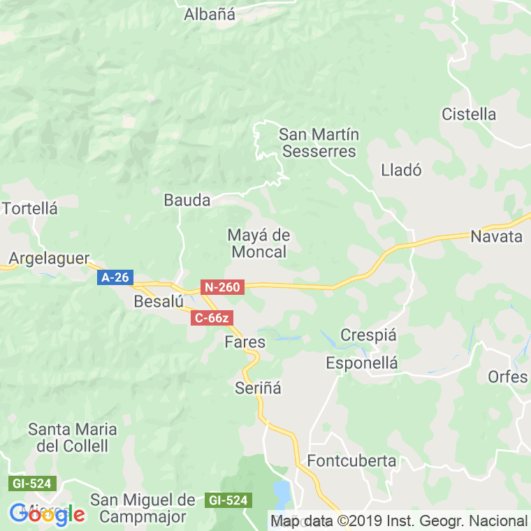 Código Postal de Pla De Baix, El en Girona