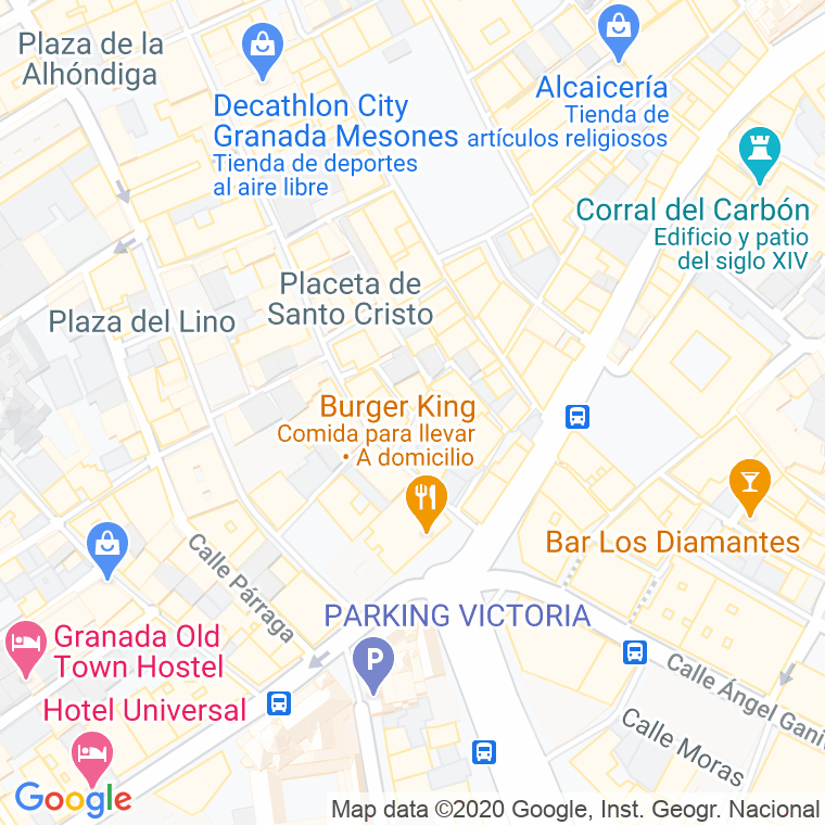 Código Postal calle Cauchiles, plaza en Granada