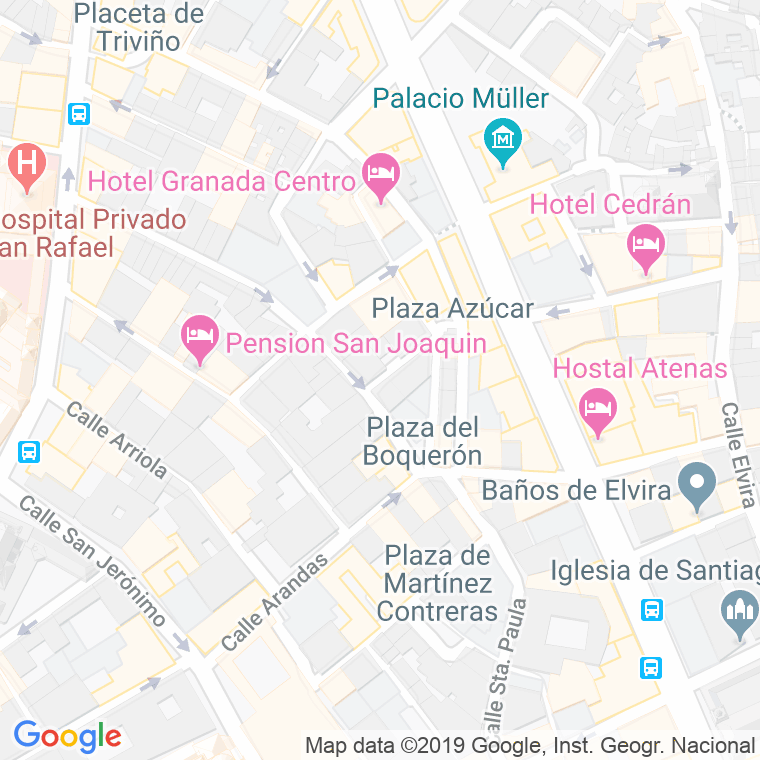 Código Postal calle Corazones en Granada