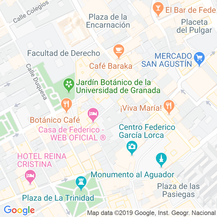Código Postal calle Horno De Marina en Granada
