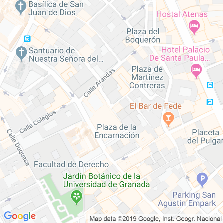 Código Postal calle Niños Luchando en Granada