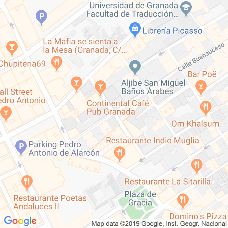 Código Postal calle Seminario en Granada