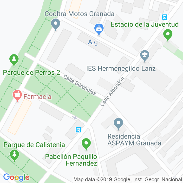 Código Postal calle Berchules en Granada