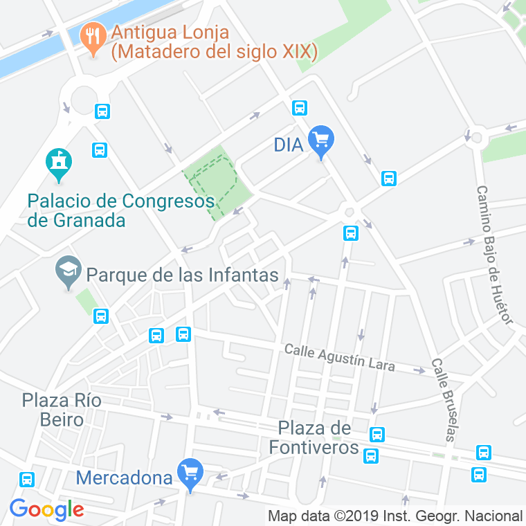 Código Postal calle Pablo Picasso, avenida (Impares Del 1 Al Final)  (Pares Del 2 Al 26) en Granada